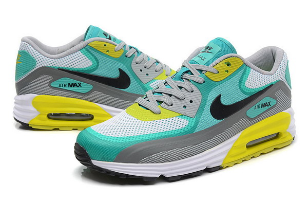 Air Max 90 Lunar C3.0 Mens Shoe White / Turquoise / Grey / Black / Volt